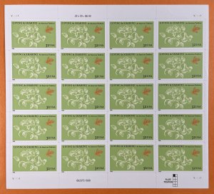 Scott 3243 GIVING & SHARING Pane of 20 US 32¢ Stamps MNH 1998