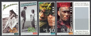 New Zealand Sc# 1379-1382 MNH 1996 Motion Pictures