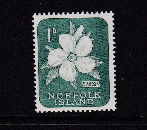 Norfolk Island 1960 Definitives 1d VLHM