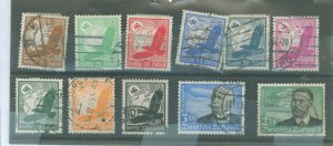 Germany #C46-C56  Single (Complete Set)