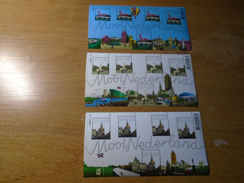 Neterlands  #  1185-94 x 5 / 1193a-94a   MNH  Tourism /  Golf