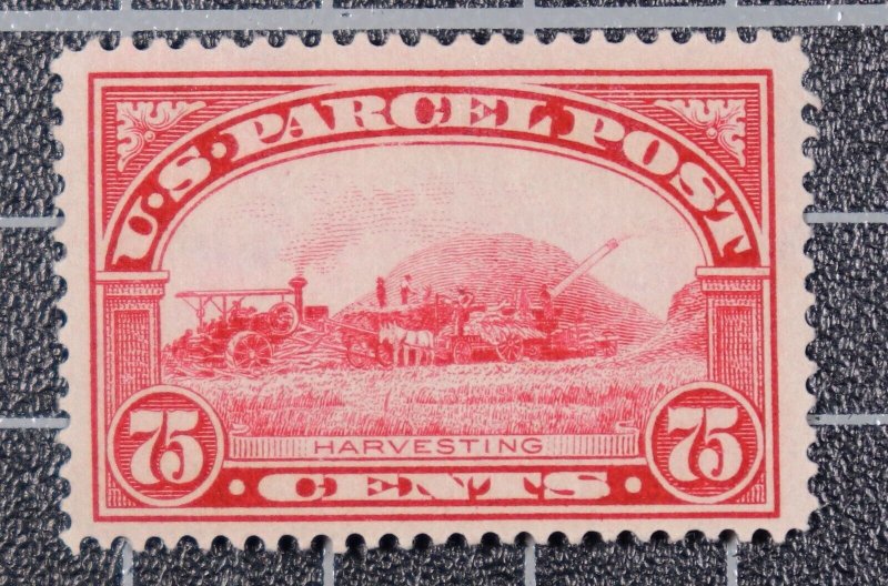 Scott Q11 - 75 Cents Parcel Post - OG MH - Nice Stamp - SCV - $85.00