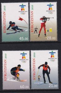 Kyrgyzstan 353-356 Winter Olympics MNH VF