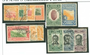 Ecuador #304-315 Used Single