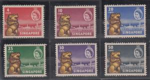 Singapore 1959 Sc 43-8 New Constitution MNH