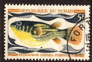 Chad 1969: Sc. # 220; O/Used CTO Single Stamp