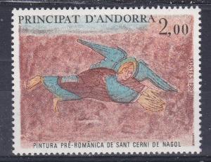 Andorra-French 284 MNH 1980 Church Fresco