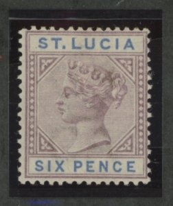 St. Lucia #35a Unused Single