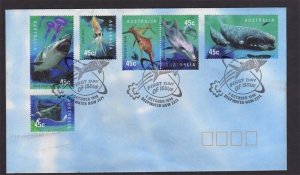 Australia 1998 FDC Deepwater Animal