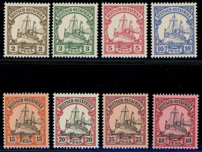 GERMAN EAST AFRICA Scott# 11-13, Mint NH, SCV $41 (421652) 