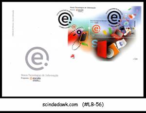 PORTUGAL - 2008 New Information Technologies - Min. sheet - FDC