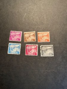 Stamps Canal Zone Scott #C21-6 used