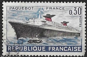 France # 1018  New Liner   'France'   (1)  VF Used