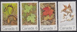 535-38 Maple Leaves MNH
