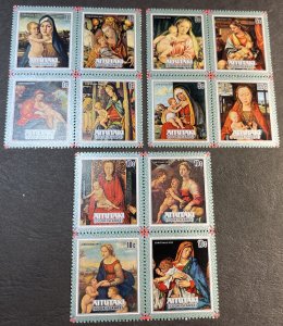 AITUTAKI # 79-81--MINT NEVER/HINGED---COMPLETE SET IN BLOCKS OF4---1973