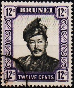 Brunei. 1952 12c. S.G.125 Fine Used