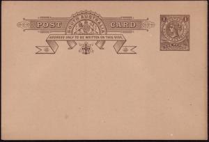 South Australia 1893 Mint  VF post card 