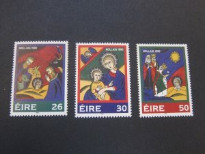 Ireland 1990 Sc 819-21 set MNH