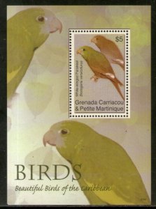 Grenada 2007 Parakeet Parrot Birds Wildlife Sc 2669 M/s MNH # 12535