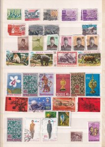 SA21b Indonesia selection of used stamps