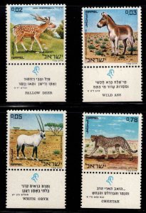 ISRAEL Scott 436-439 MNH** stamp set with tabs