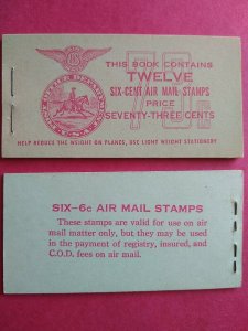 Sc BKC2 1943 US Air Mail Booklet MNH Complete Booklet AND OTHER ITEMS