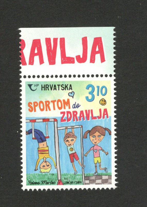 CROATIA - MNH STAMP - SPORTS TO HEALTH - 2019.