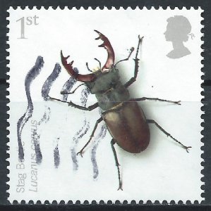 Great Britain 2008 - 1st Action for Species (Stag Beetle) - SG2835 used