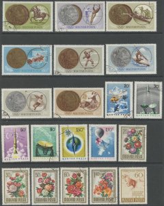 HUNGARY Sc#1647//C252 1965 Year in Part & Complete Sets Used