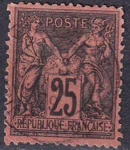 France #93 F-VF Used CV $25.00 (A18378)