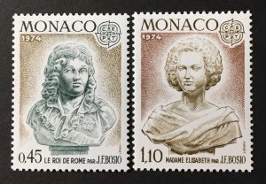 Monaco 1974 #903-4, Europa, MNH.