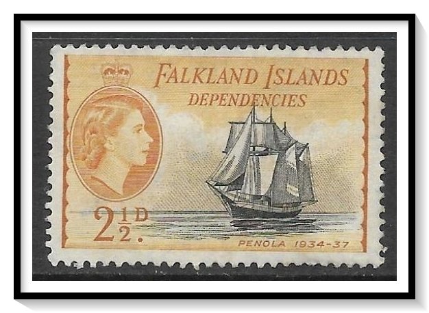 Falkland Islands Dependencies #1L23 QE II & Ships NG