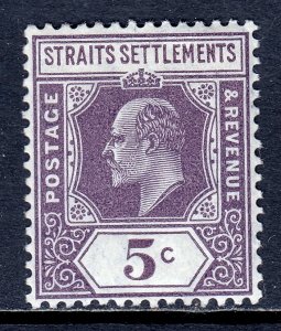 Straits Settlements - Scott #113 - MH - SCV $24