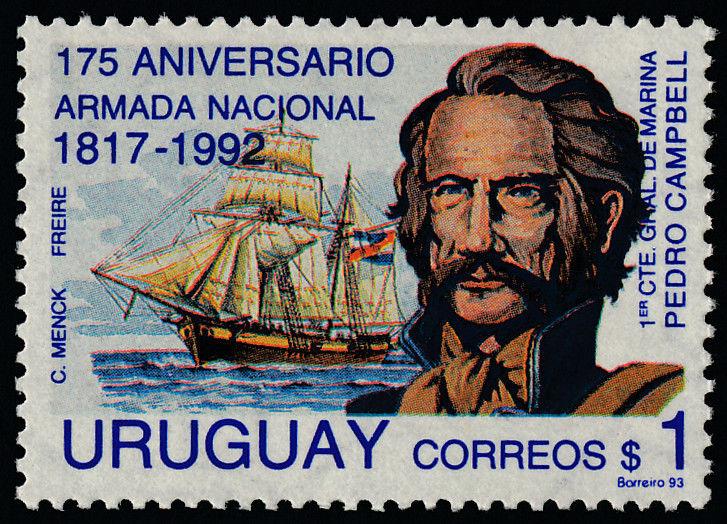 Uruguay 1467 MNH Uruguayan Navy, Warship, Pedro Campbell