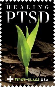 U.S.#B7 Healing Post-Traumatic Stress Disorder 55c+10c Single, MNH.