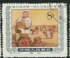 1955 PRC China Five Year Plan 8f Used A16P61F928-