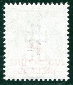 GB IRELAND QV REVENUE Stamp 1d Surcharge (THIN) JUDICATURE Mint MNH GR2WHITE49