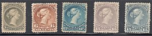 Canada #21 to 30 VF-XF MINT LARGE QUEEN SET C$13,650.00 ++++