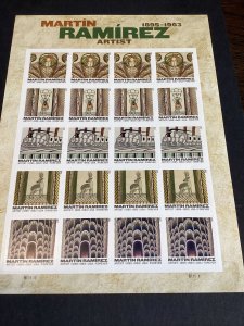 SCOTT #4968-72 MARTIN RAMIREZ SHEET OF 20 STAMPS-MNH-2015-US