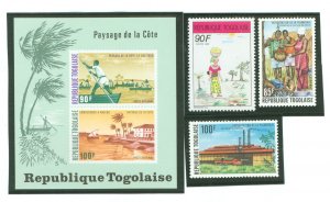 Togo #1580/C221a/C252-C253 Mint (NH) Souvenir Sheet