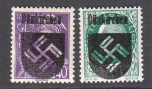 FRANCE GERMANY OCC DUNKIRK DUNKIRCHEN LOCAL OVERPRINT OG NH VF x2 #2 SOUND