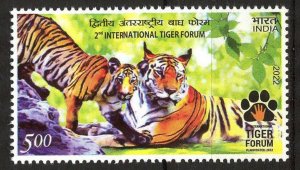 India 2022 International Year of Tigers MNH