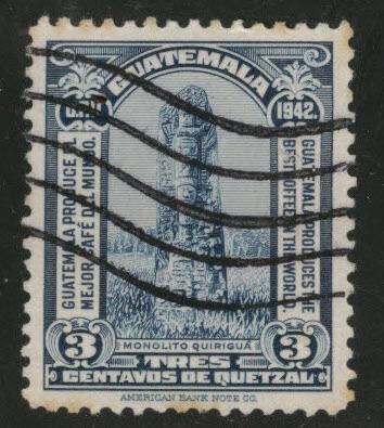 Guatemala Scott 303 used 1942  stamp