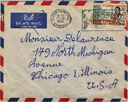 French West Africa 15F Medical Laboratory 1956 Dakar Principal, Senegal Airma...