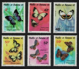 1987 Wallis and Futuna 521-526 Butterflies 17,00 €