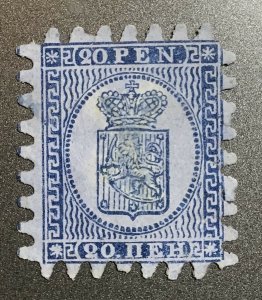 Finland Scott # 9 or 9a  VF Mint no gum CV $ 575 / Price $ 215 Free Shipping