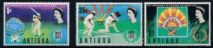 [BIN3250] Antigua 1972 Cricket good set of stamps very fine MNH