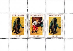 Suriname 1971 MNH Stamps Souvenir Sheet Scott B179a Art Paintings Breughel