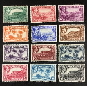 MOMEN: MONTSERRAT SG #101-112 1938 MINT OG NH £110+ LOT #68041