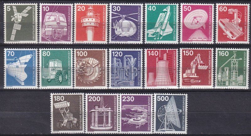 Germany  #1170-9, 1181, 1183-6, 1188-9, 1192  MNH  CV $21.10   (Z5587)